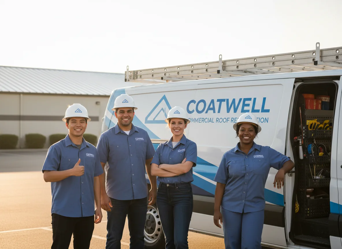 Commercial roof coating company in Pineview, GA